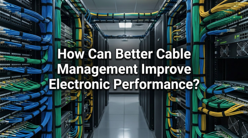 How Can Better Cable Management Improve Electronic Performance?
