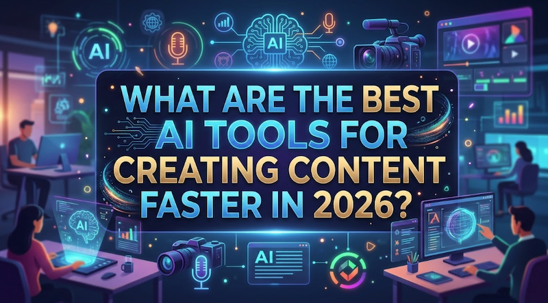 What Are the Best AI Tools for Creating Content Faster in 2026?