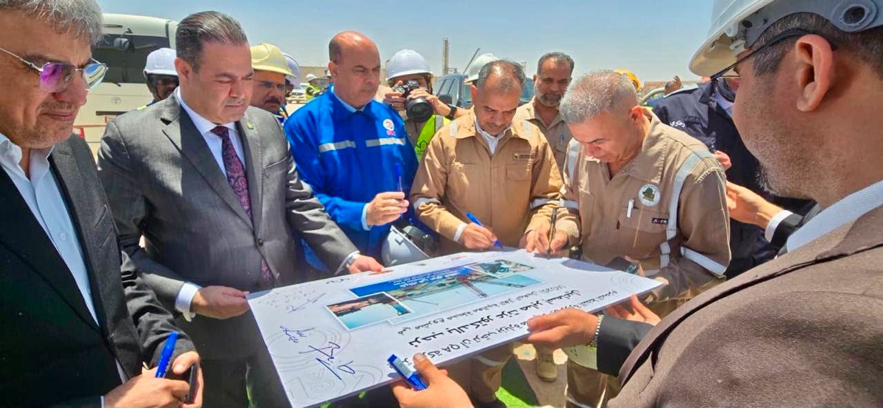 وزارة النفط: حكومة رئيس الوزراء علي الزيدي تضع في أولوياتها الاستراتيجية الاستثمار الأمثل للغاز المصاحب