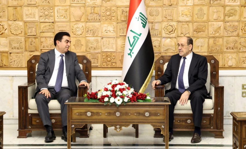 المالكي يبحث مع وفد من كتلة الديمقراطي دعم مؤسسات الدولة وتفعيل الدور الرقابي للبرلمان
