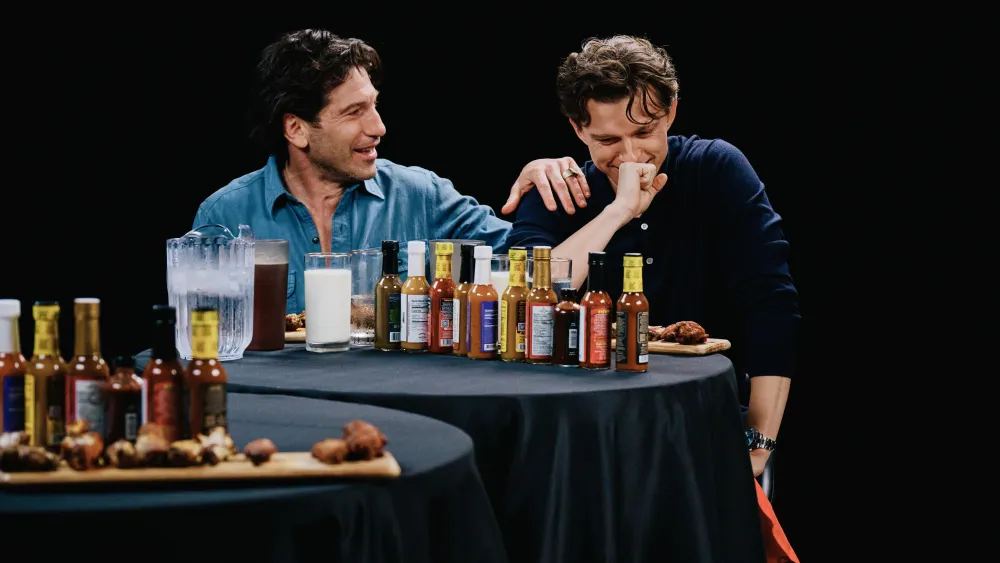 Tom Holland Pukes on ‘Hot Ones’: ‘I’m Vomiting! Help!’