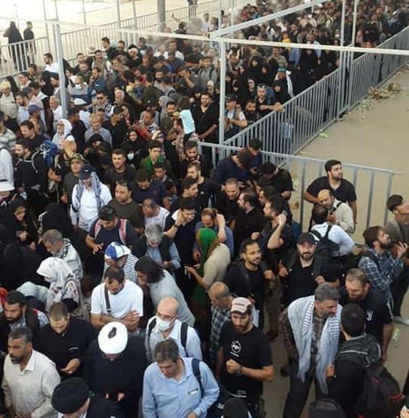 معبر المنذرية يستقبل 50 ألف زائر إيراني في 24 ساعة