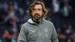 Pirlo out of Italy football top job after backlash over Russian betting firm links