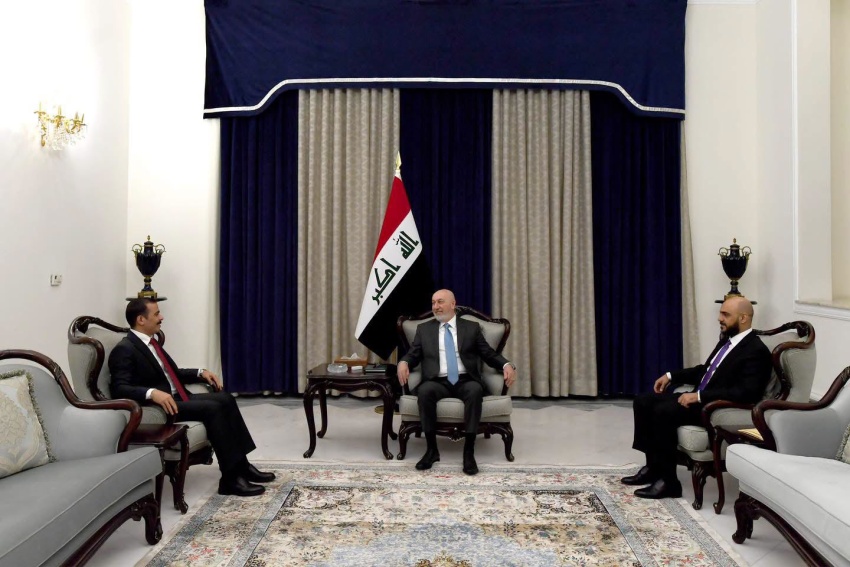 القيسي ورئيس الجمهورية يؤكدان توحيد الصف الوطني وتعزيز الاستقرار