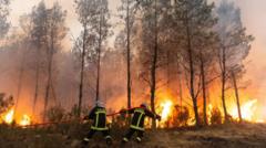 Wildfire witnesses describe 'wall of flames', fear and stress