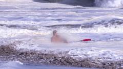 Bystander video shows teen lifeguard's dramatic ocean rescue