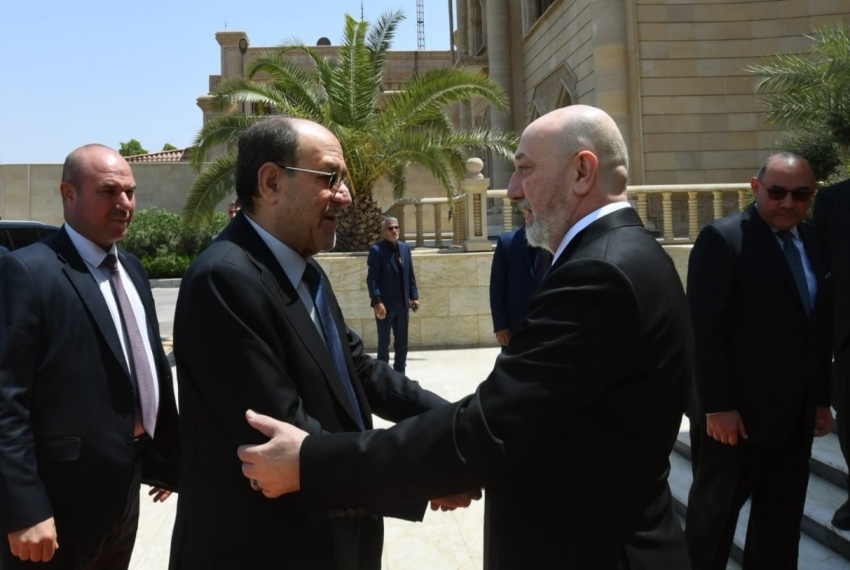 المالكي وآميدي يؤكدان أهمية اعتماد نهج الحوار والتشاور المستمر بين القيادات الوطنية