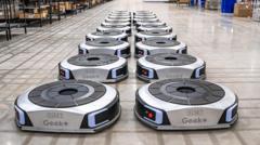The Chinese robot army transforming the UK's retail industry