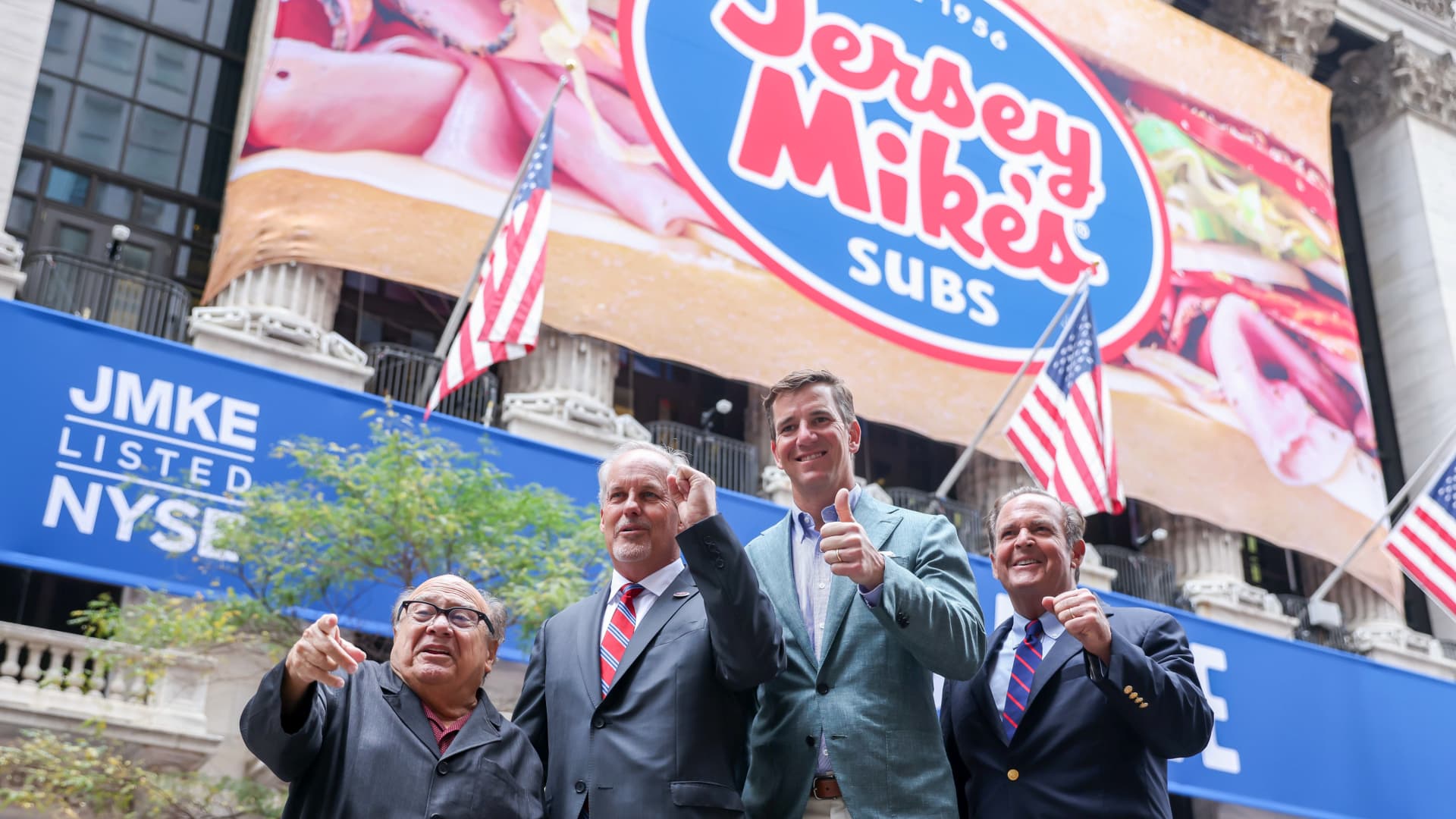 Jersey Mike's stock falls 2% in public market debut after pricing shares at $23