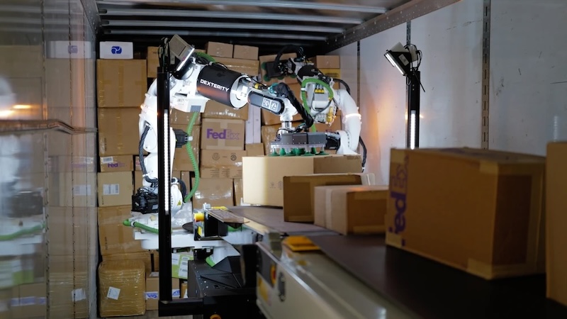 FedEx expands Dexterity physical AI deployment for autonomous trailer loading