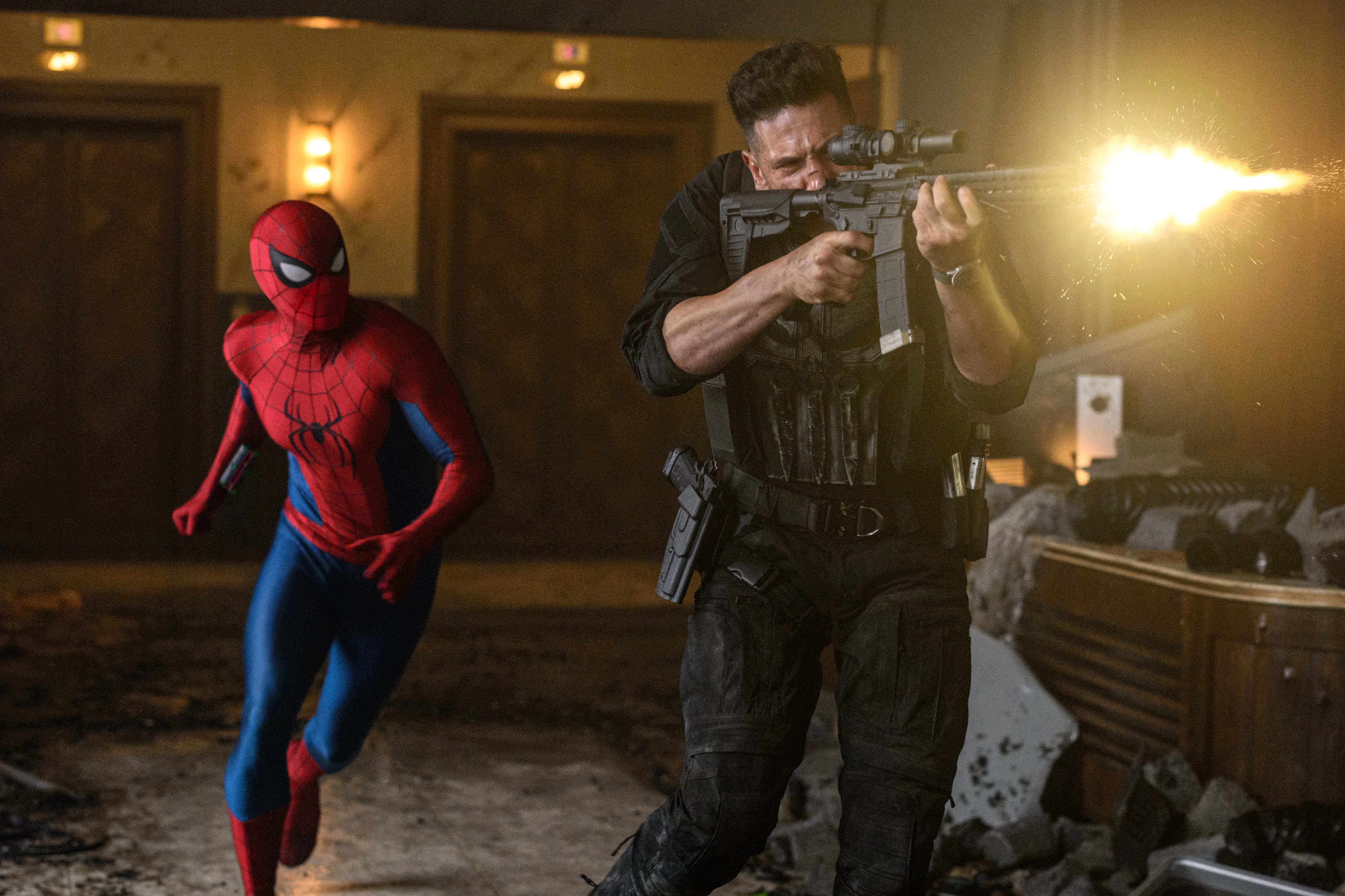 Jon Bernthal on His ‘Brotherly Dynamic’ With Tom Holland in ‘Spider-Man’ and ‘The Odyssey,’ and Why Punisher Is Peter Parker’s ‘Cautionary Tale’