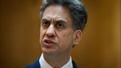 Miliband calls on US to re-open Strait of Hormuz as he meets Rubio