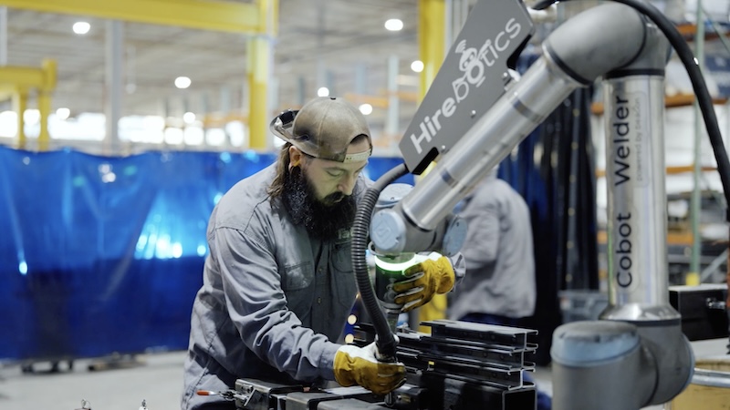 Data center infrastructure company Tate boosts welding productivity 12-fold with fleet of 58 Hirebotics cobots
