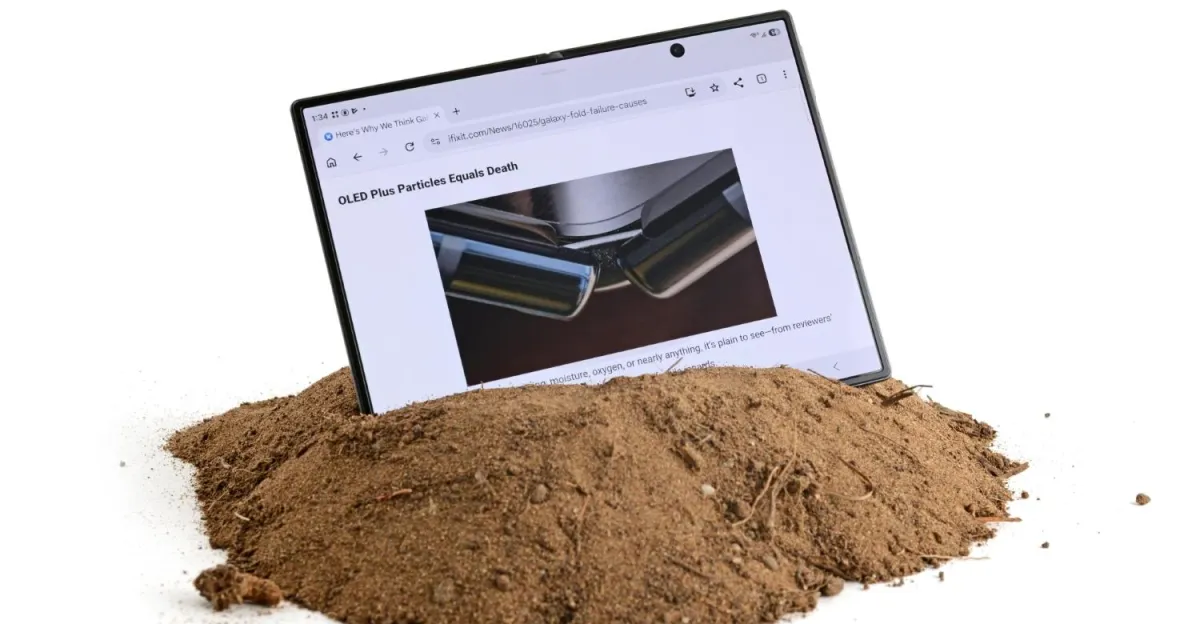 Samsung’s $1,900 Z Fold 8 is still vulnerable to pocket lint