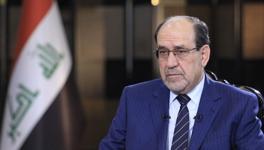 المالكي يدين الاعتداء على مكتب بارزاني ويرفض المساس بأمن الإقليم
