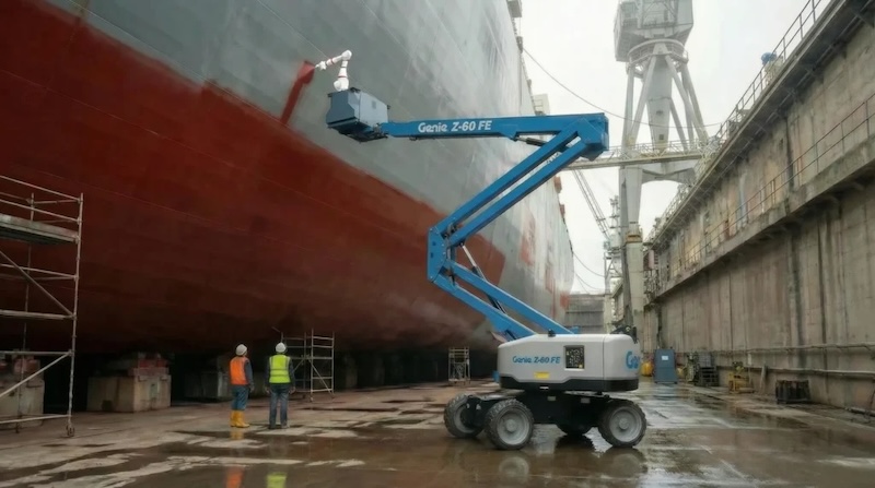Raise Robotics unveils plans for shipyard coating robots