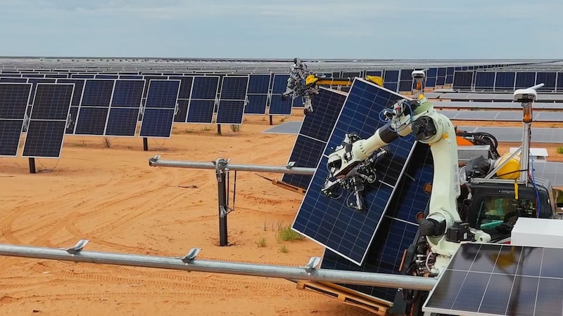 Burns & McDonnell and Gritt partner to deploy AI-powered robots on solar construction sites