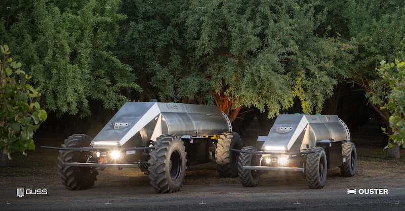 John Deere’s GUSS Automation to integrate Ouster lidar into autonomous orchard machines