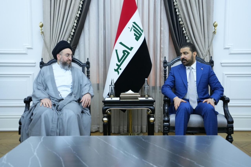 الزيدي والحكيم يؤكدان على توحيد المواقف واستكمال التشكيلة الحكومية