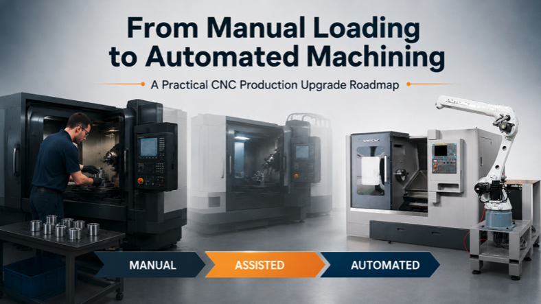 From Manual Loading Toward Automated Machining: A Practical CNC Production Upgrade Roadmap