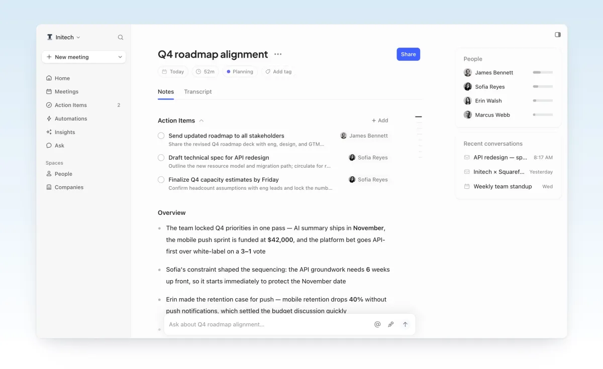 Meeting note-taker Circleback adds a free tier to attract more customers