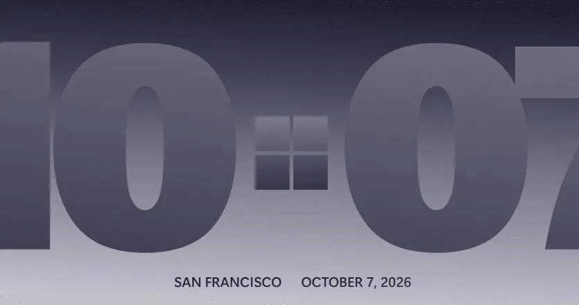 Microsoft announces Windows and Surface event for October 7th
