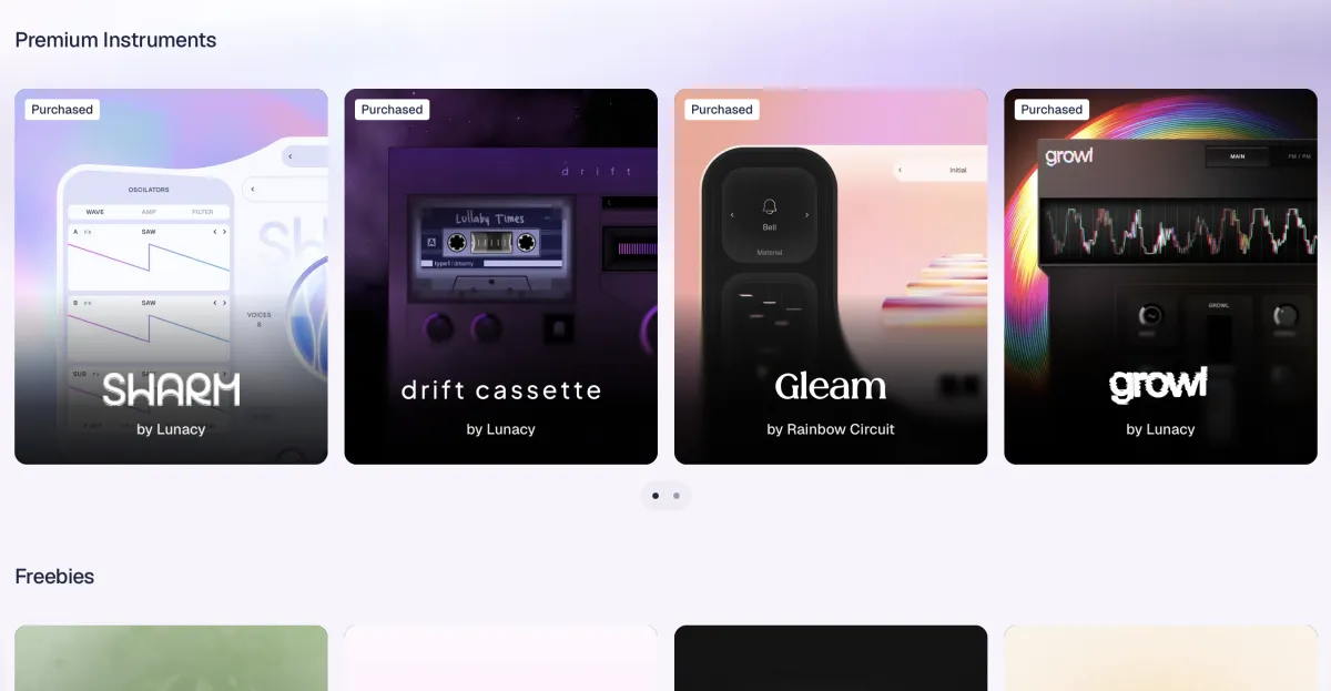 Lunacy Audio Nova is a place to build and sell your own AI-powered music plug-ins