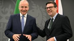 We have a duty to 'progress' Good Friday Agreement, taoiseach tells PM