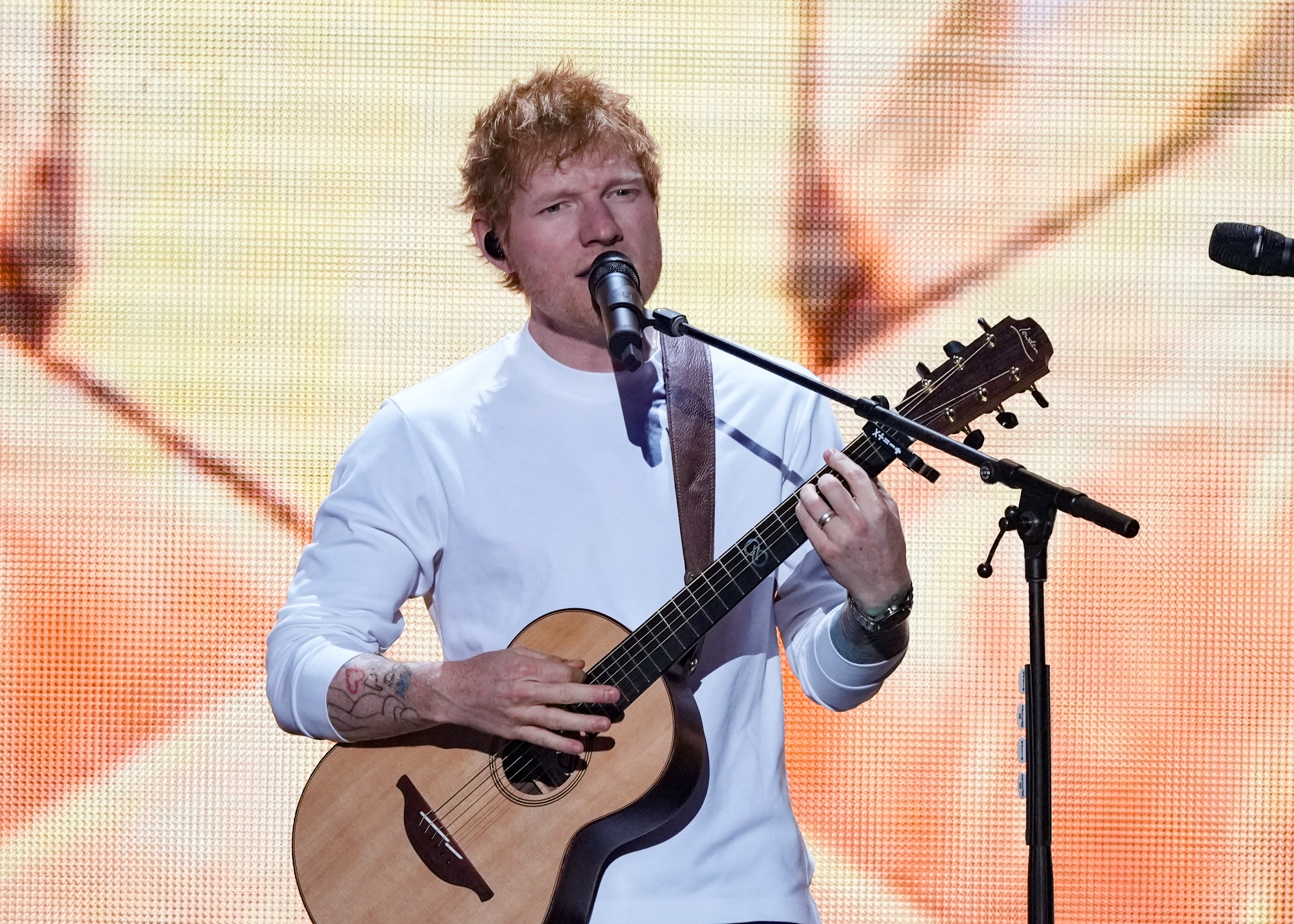 Ed Sheeran Addresses Macklemore Controversy While on Stage at First Concert Since Rapper Dropped From Tour: ‘What Is Happening in Gaza Is Catastrophic and Unjustifiable’