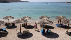 Man, 82, dies after beach fight with 76-year-old over sunlounger in Greece