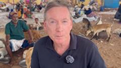 Frank Gardner: Inside a camp for Yemeni refugees who have fled to Djibouti