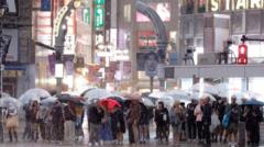 Millions urged to evacuate as powerful Typhoon Dujuan hits Japan